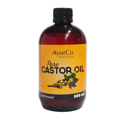 Pure Castor Oil (500ml) - Ayurco Wellness